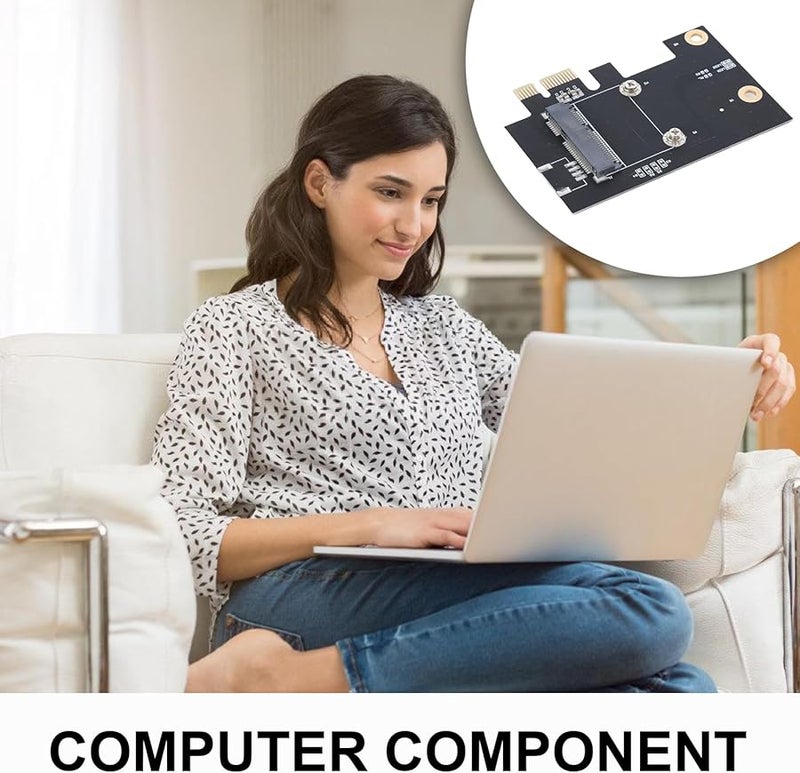 Half PCIE to Standard PCI Express 1X Adapter Card for WiFi Network Expansion - Image 3